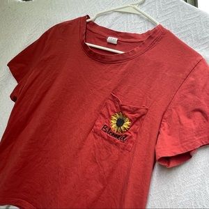 Electric Pink Junior Sunflower Top